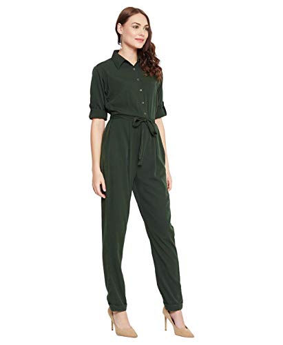 Image of Uptownie Lite Women's Green Maxi Jumpsuit
