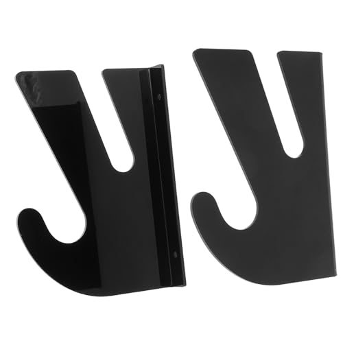 BESPORTBLE Skateboard Deck Storage Wall-Mounted Acrylic Hanger Rack Easy to Install for Snowboard Skateboard