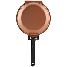 Double Side Frying Pan, Nonstick Pan Set Double sided Flip Design Household Kitchen Cookware Fried Egg Pancake Pan 7.48in
