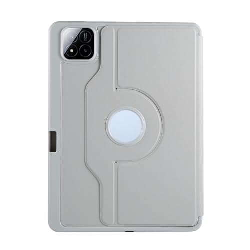 Housse Xiaomi Pad 7 grise rotative pour travailler et lire partout
