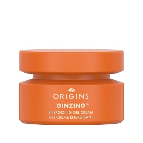 Origins GinZing Glow-Boosting Gel Moisturizer | For a Bronze or Pearl Glow | With Hyaluronic Acid & Caffeine from Coffee Beans