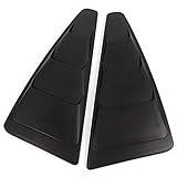 G-PLUS Window Louvers Scoop Cover Vent Replacement For Ford Mustang 2005-2014 1/4 Quarter Black Side