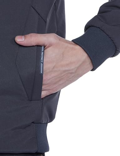 Image of Qube By Fort Collins Men's Polyester Standard Length Regular Fit Lightweight Winter Jacket - Stylish & Comfortable for Casual and Outdoor Wear