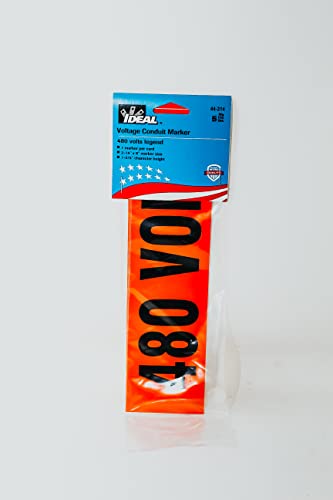 Ideal Industries, Inc. 44-314 440 Volts Conduit Marker Card