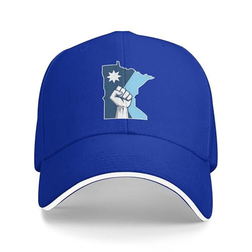 Aurevra Minnesota Resist Baseball Cap Blue