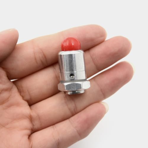 Válvulas de seguridad para olla a presión HANABASS, reemplazo de 4 piezas, diámetro grande, válvulas universales para liberación de vapor y tapas limitadoras de presión para partes de olla miniatura 6