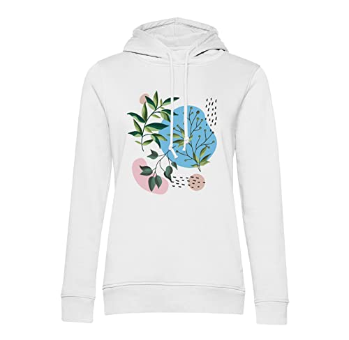 Sweat à capuche feuille verte idéal pour vos sorties nature et weekends