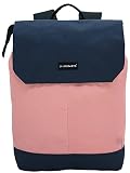 J.Jones Sac à dos pour femme - 14 l - Sac à dos avec compartiment pour ordinateur portable 15,6' et compartiment anti-vol - Pour bureau, école, université, loisirs, excursions, vieux rose