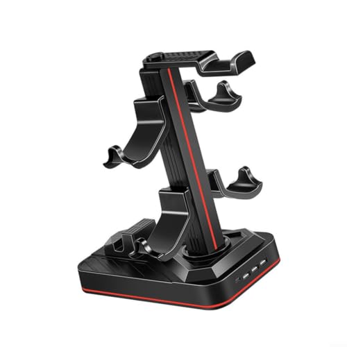 Chargeur manette PS5 rapide et support de casque à éclairage RVB dynamique - 5