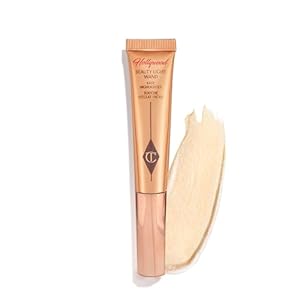 Charlotte Tilbury Beauty Light Wand Liquid Highlighter Makeup – Soft-Focus Highlighter & Blush for Cheeks – Pearlescent, Weightless Radiant Finish