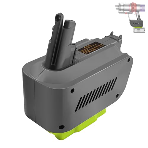 BTRUI V10 Adapter for Ryobi 18V Battery Convert to for Dyson V10 SV12 Animal Absolute Motorhead Fluffy Total Cordless Stick Vacuum Cleaner (only Adapter)