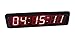 AZOOU 2.3" High Character LED Wall Clock LED Digital Timer Countdown and Up by IR Remote Control Red Color