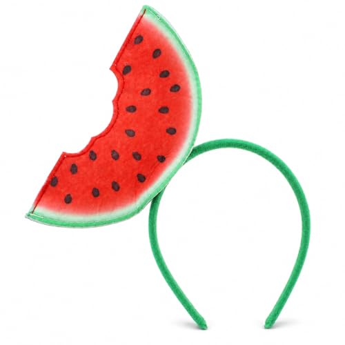 Serre-tête pastèque luau et accessoire cheveux fruits tropicaux d'été