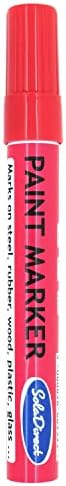 Oil-based Paint Marker Pen Permanent for Tyres Rubber Stone Leather Fabric Plastic Glass (White)