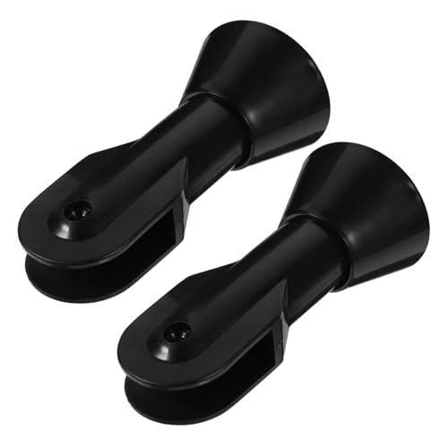 Unomor 2pcs Adjustable Toilet Partition Bracket Plastic Feet Support Holder for Restroom Partition Stable and Decorative Bathroom Accessory Strong Bearing Capacity