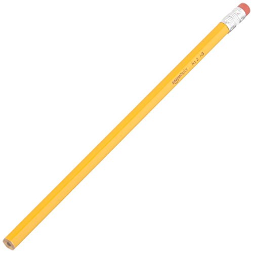 Image of Amazon Basics Woodcased #2 Pencils, Unsharpened, HB Lead, Box of 24 Count, Yellow