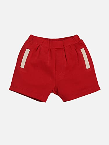 Image of BABY GO Baby Boys & Baby Girls Cotton Clothing Set | Newborn Infant T-Shirt & Shorts Combo | Soft Breathable Summer Outfit | Cute Printed Top with Elastic Waist Shorts | Casual Daily Wear Set