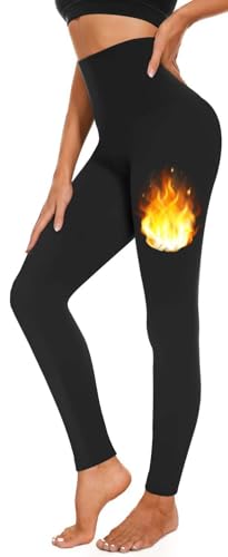 KeepCart Winter Warm Fleece Lined Leggings for Women Thick Thermal Leggings Elastic Soft Comfortable Velvet Tights, Free Size (Waist Size 24 inch to 34 inch)