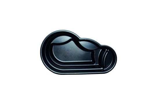 Giardini d'Acqua Laghetto da Giardino Nero MOD Vico Lt 300 Stagno Preformato Nero Vasca Piante Pesci Koi DIY