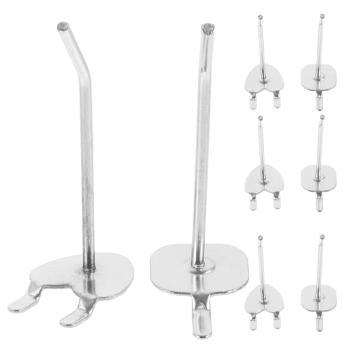 MUSISALY Pegboard Hooks for Wall 20pcs Heart Shaped Hooks Metal Pegboard Hanger