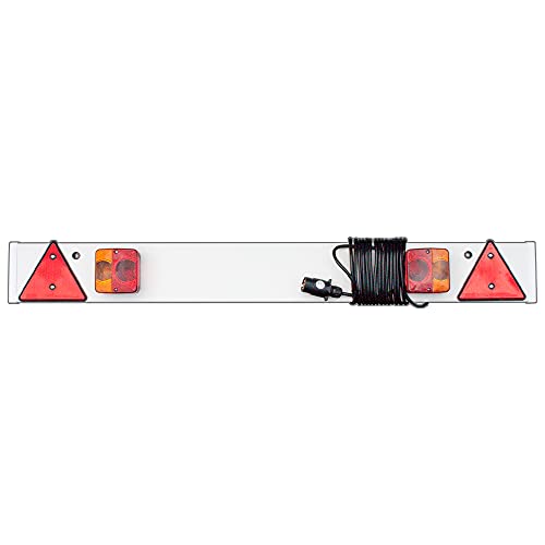 Maypole 4 ft (1.215m) Trailer Lighting Board with 5 M Cable Plug & Mounting Holes