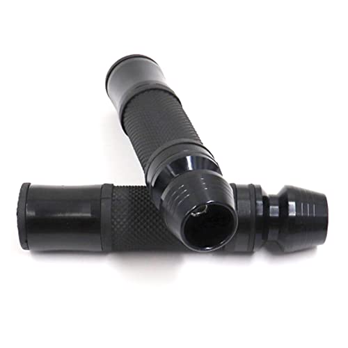 Poignées de guidon moto 7/8 noir pour Kawasaki ER6n Z750 Z800 Z1000 Versys