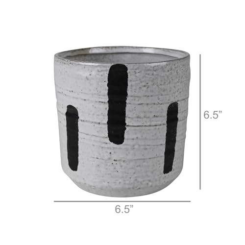 Grand cache-pot en céramique Yofab, l'excellence décorative