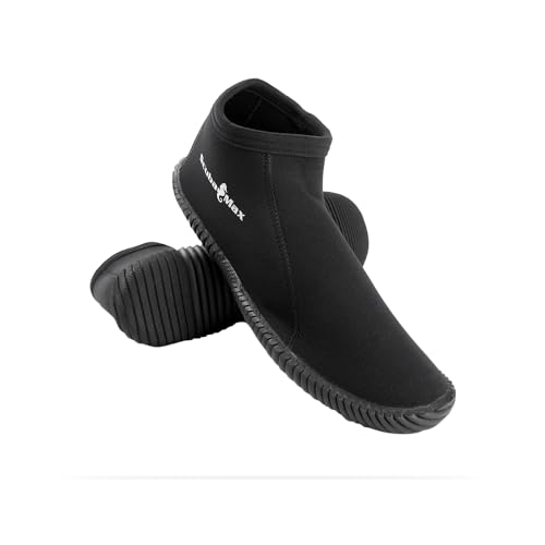 ScubaMax 3mm Low Cut Soft Sole Neoprene Dive Boots Size 12