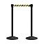 Black/Yellow Belt with Black Post