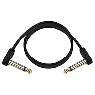 FLAT PLUG DESIGN - D’Addario’s Custom Series Flat Patch Cables help you optimize pedalboard space by allowing closer pedal placement while accurately transferring the subtle details of your sound COPPER CONDUCTORS - These cables utilize ultra-pure, o...