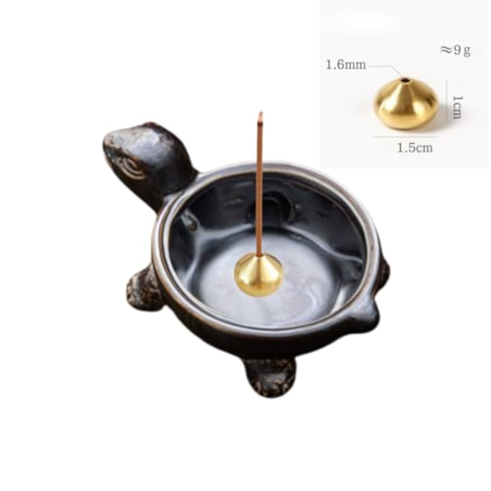 Turtle Ashtray, Handmade Ceramic for Cigarettes