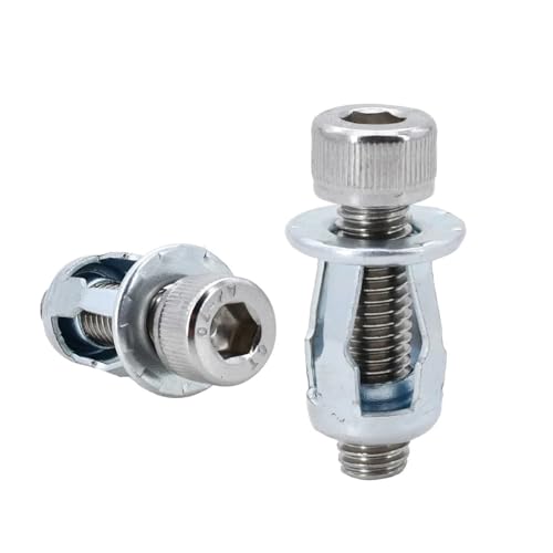 20/30/50�� �Ԃт�^���x�b�g�i�b�g �˂� �{���g�L�b�g �g���������x�b�g�i�b�g �p�l�� �i���o�[�v���[�g �N�����v ���b�N �W���b�N�i�b�g M4 M5 M6 M8(Socket Head (Silver),M6x20(30Ps))