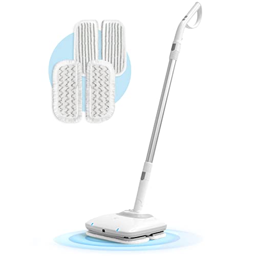 IRIS USA Electric Mop Cordless Vibrating with Water Spray for ...