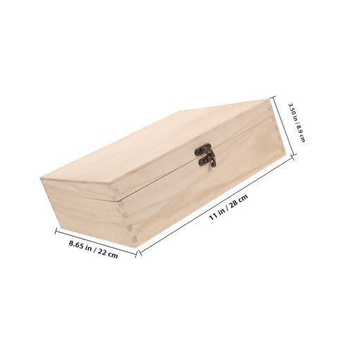 Boîte à bijoux en bois beige d'exception avec design compartimenté haut de gamme - 3