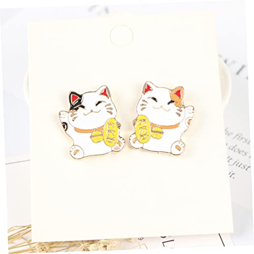Broche émail animée chat design mignon lot de 20 badges pour customisation veste - 4