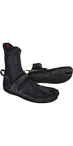 Botas de Traje de Neopreno Reef 2MM O';Neill Reactor Negras - Unisex - Ligeras - Punta Redonda - Ligera Espuma de Doble Capa de Espuma