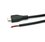 usb 3.0 kabel 50cm Innenleiter: 2x AWG 22 Kupfer Micro USB Kabel mit offenem Kabelende zur Stromversorgung 50cm schwarz, Innenleiter AWG 22 Kupfer - Ideal zur Stromversorgung von Raspberry Pi