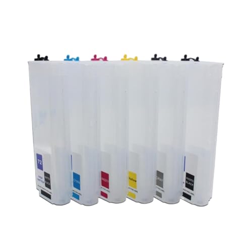 Cartouche rechargeable avec puce Arc 280 ml système 6 couleurs pour traceur Designjet T795 T610