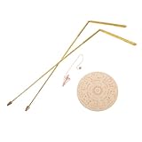 Prédictions précises : obtenez une divination précise avec les baguettes de radiesthésie et le pendule inclus, rendant vos pratiques spirituelles plus efficaces, baguettes de radiesthésie spirituelles, planche à pendule avec tapis