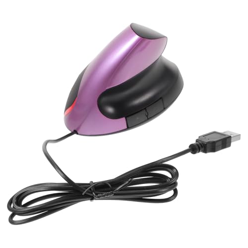 Ratón vertical ergonómico de 5 botones con material ABS y soporte para muñeca