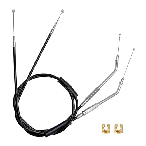 XLTOK Motorcycle Throttle Cable Fit for Harley Sportster Iron XL 883 1200 X48 72 Dyna Softail Road King (39.3 inch) by XLTOK - Used condition - US$23.34