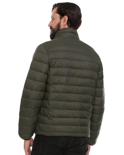 Gerry GY-DG8390AM-OLV-XL Packable Puffer Jacket Men, Warm Lightweight Winter Jackets thumb #3