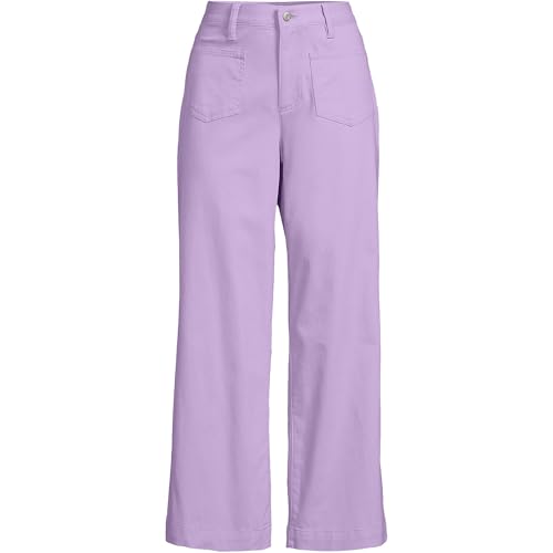 Lands' End Women's High Rise Patch Pocket Chino Crop Pants3
