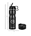 Travel Kuppe Vacuum Insulated Cycling Sports Water Bottle | Bike Water Bottle w/Straw & Sip Lid | Stainless Steel | Scratch Resistant