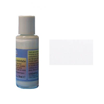 Preisvergleich Produktbild Kaltglasur Harz-Abtönfarbe, 10ml, weiß