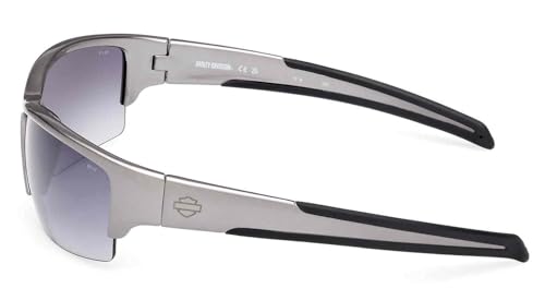Harley-Davidson Men's B&S Blaze Sunglasses, Pearlized Gray Frames/Smoke Lens2