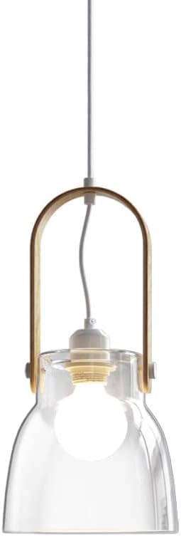Lustre à LED suspendu en verre lanterne moderne pour un éclairage puissant