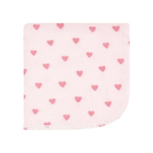 Image of Hudson Baby Unisex Baby Flannel Cotton Poly Washcloths, Creative Rainbow 10Pk, One Size