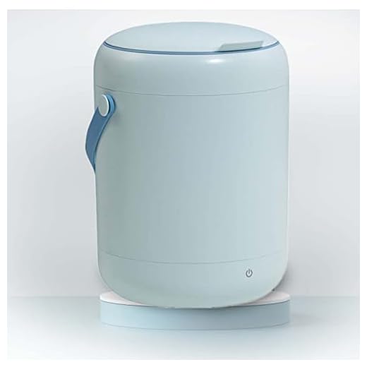 Desconocido Actualice la Tina de lavandería 2.8L Pequeña Mini Lavadora Lavadora de Viaje con esterilización de luz Azul, Blanco (Azul)