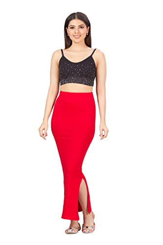 Image of Studio Shringaar Women's Pure Cotton Stretchable Saree Shapewear Petticoat